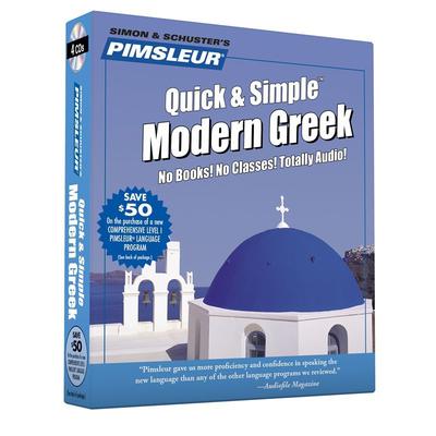 Pimsleur Greek (Modern) Quick & Simple Course - Level 1 Lessons 1-8 by Paul Pimsleur audiobook