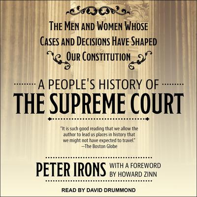 A People's History of the Supreme Court by Peter Irons audiobook
