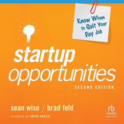 Startup Opportunities by Sean Wise audiobook