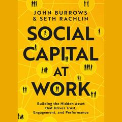 Social Capital at Work by John Burrows audiobook