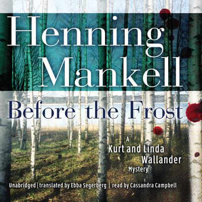 Before the Frost by Henning Mankell audiobook