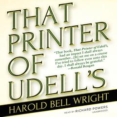 That Printer of Udell’s by Harold Bell Wright audiobook