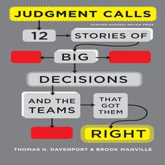 Judgment Calls by Thomas H. Davenport audiobook