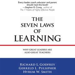 The Seven Laws of Learning by Gerreld L. Pulsipher audiobook