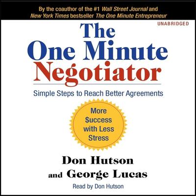 The One Minute Negotiator by Don Hutson audiobook