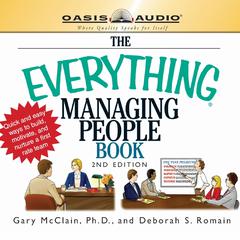 The Everything Managing People Book by Gary McLain audiobook
