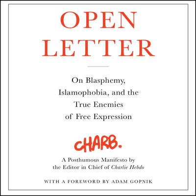 Open Letter by Charb audiobook