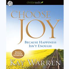 Choose Joy by Kay Warren audiobook