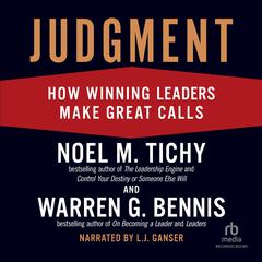 Judgment by Noel M. Tichy audiobook