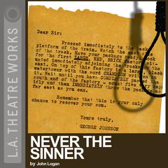 Never the Sinner by John Logan audiobook
