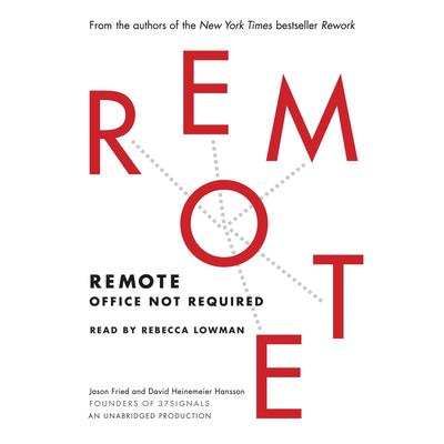 Remote by Jason Fried audiobook