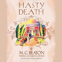 Hasty Death by M. C. Beaton audiobook