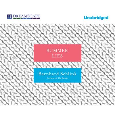 Summer Lies by Bernhard Schlink audiobook