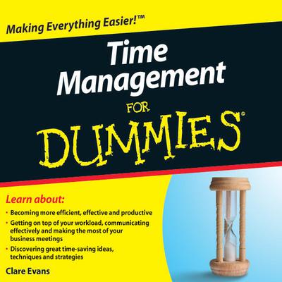 Time Management For Dummies by Clare Evans audiobook
