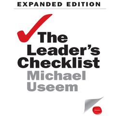 The Leader's Checklist Expanded Edition by Michael Useem audiobook