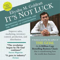 It's Not Luck by Eliyahu M. Goldratt audiobook