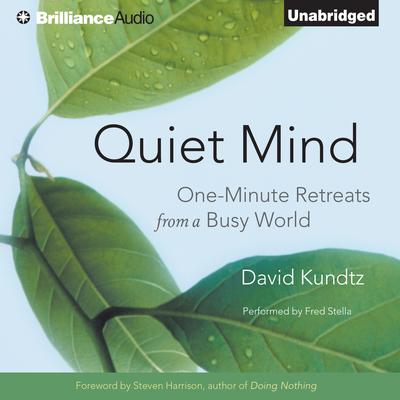 Quiet Mind by David Kundtz audiobook
