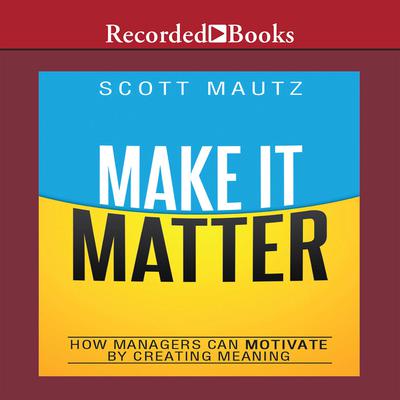 Make It Matter by Scott Mautz audiobook