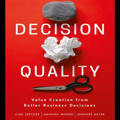 Decision Quality by Carl Spetzler audiobook