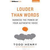Louder Than Words by  Todd Henry audiobook