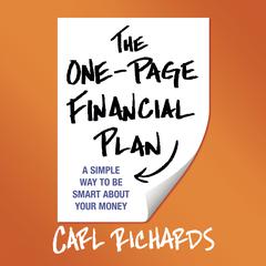 The One-Page Financial Plan by Carl Richards audiobook