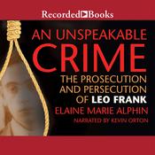 An Unspeakable Crime by  Elaine Marie Alphin audiobook