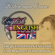 690 questions in English - from Beginners to Intermediate by  Richard Ludvik audiobook