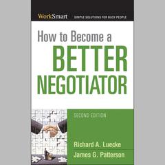 How to Become a Better Negotiator by Richard A. Luecke audiobook