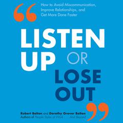 Listen Up or Lose Out by Robert Bolton audiobook