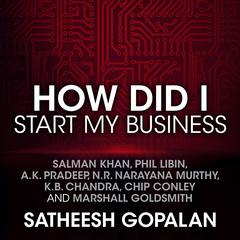 How Did I Start My Business by Satheesh Gopalan audiobook