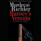 Barney's Version by  Mordecai Richler audiobook
