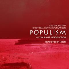 Populism by Cristobal Rovira Kaltwasser audiobook