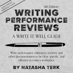 Writing Performance Reviews by Natasha Terk audiobook