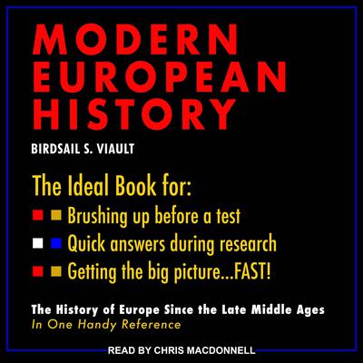 Schaum’s Outline of Modern European History by Birdsall S. Viault audiobook