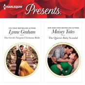 The Greek's Surprise Christmas Bride & The Queen's Baby Scandal by  Lynne Graham audiobook