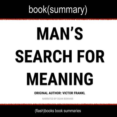 Man's Search For Meaning by Viktor E. Frankl audiobook