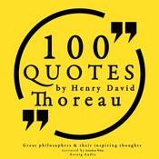 100 Quotes by Henry David Thoreau by  Henry David Thoreau audiobook