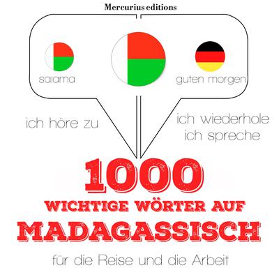 1000 wichtige Wörter auf Madagassische für die Reise und die Arbeit by J. M. Gardner audiobook