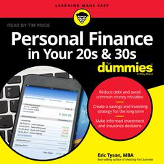 Personal Finance in Your 20s and 30s For Dummies by Eric Tyson audiobook