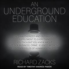 An Underground Education by Richard Zacks audiobook