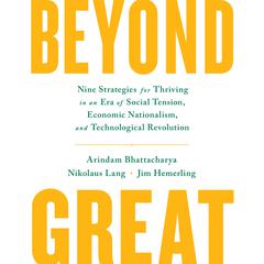 Beyond Great by Nikolaus Lang audiobook
