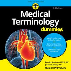 Medical Terminology For Dummies by Jennifer L. Dorsey audiobook