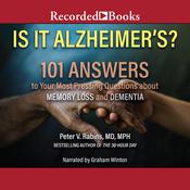 Is It Alzheimer's? by  Peter V. Rabins MD, MPH audiobook