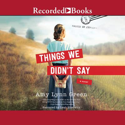 Things We Didn't Say by Amy Lynn Green audiobook