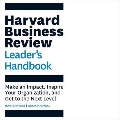 The Harvard Business Review Leader's Handbook by Ron Ashkenas audiobook