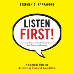 Listen First! by Stephen D. Rappaport audiobook