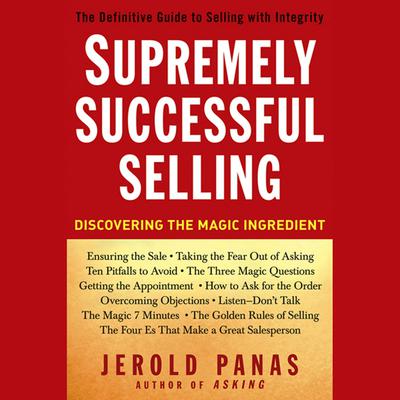 Supremely Successful Selling by Jerold Panas audiobook