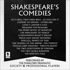Shakespeare: The Comedies by William Shakespeare audiobook