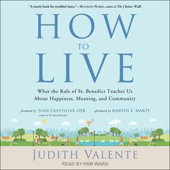 How to Live by Judith Valente audiobook