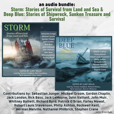 An Audio Bundle: Storm & Deep Blue by Richard Byrd; Patrick O'Brian audiobook